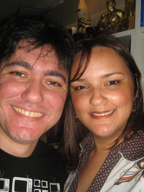 Eu e a primeira dama dos Sapo Brothers, B&aacute;rbara Dourado