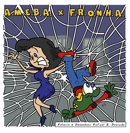 livro AMEBA x Fronha