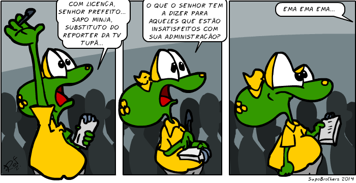 Sapo Brothers, diverso, tiras, humor,  animao, anima, quadrinhos, infantil, minja, jones