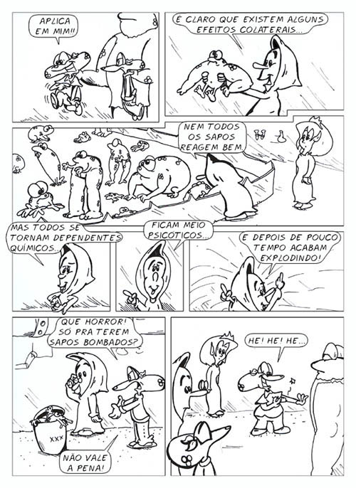 Sapo Brothers, diverso, tiras, humor, games, jogos, animao, anima, quadrinhos, infantil, minja, jones