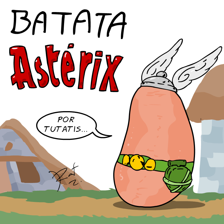 batata, asterix, Sapo Brothers, diverso, tiras, humor, games, jogos, animao, anima, quadrinhos, infantil, minja, jones