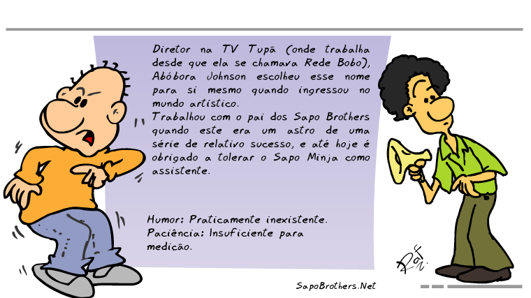 Sapo Brothers, Rafael Dourado, quadrinhos, humor, tiras, tirinhas, cartoon