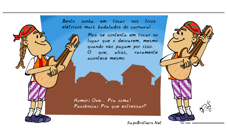 Sapo Brothers, Rafael Dourado, quadrinhos, humor, tiras, tirinhas, cartoon