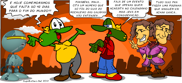 Sapo Brothers, diverso, tiras, humor, japa,  animao, anima, quadrinhos, infantil, minja, jones