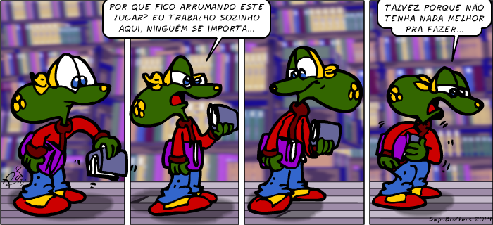 Sapo Brothers, diverso, tiras, humor,  animao, anima, quadrinhos, infantil, minja, jones