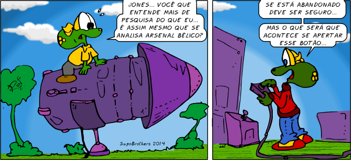 Sapo Brothers, diverso, tiras, humor,  animao, anima, quadrinhos, infantil, minja, jones