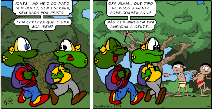 Sapo Brothers, diverso, tiras, humor,  animao, anima, quadrinhos, infantil, minja, jones