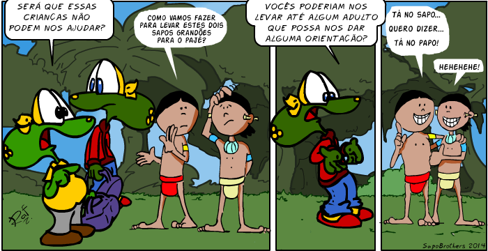  Sapo Brothers, diverso, tiras, humor, games, jogos, animao, anima, quadrinhos, infantil, minja, jones