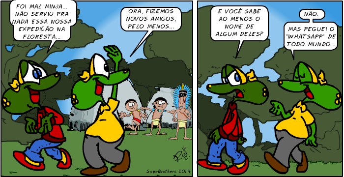  Sapo Brothers, diverso, tiras, humor, games, jogos, animao, anima, quadrinhos, infantil, minja, jones