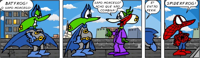 Sapo Brothers, diverso, tiras, humor, games, jogos, animao, anima, quadrinhos, infantil, minja, jones