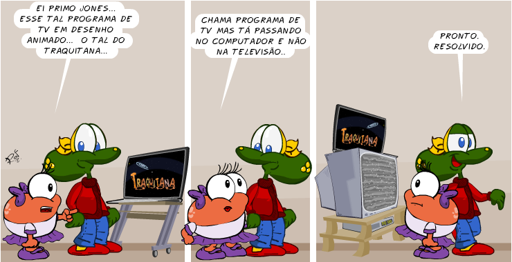 tv do general, super heris, piada, tiras, humor, HQ, quadrinhos, infantil