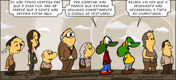  , Sapo Brothers, diverso, tiras, humor,  animao, anima, quadrinhos, infantil, minja, jones