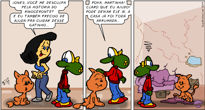 Sapo Brothers, diverso, tiras, humor,  animao, anima, quadrinhos, infantil, minja, jones