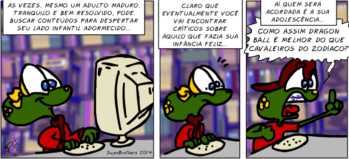 Sapo Brothers, diverso, tiras, humor,  animao, anima, quadrinhos, infantil, minja, jones