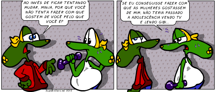 Sapo Brothers, diverso, tiras, humor, japa,  animao, anima, quadrinhos, infantil, minja, jones