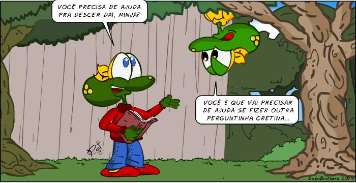 Sapo Brothers, diverso, tiras, humor,  animao, anima, quadrinhos, infantil, minja, jones