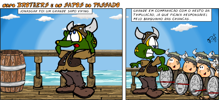 Sapo Brothers, diverso, tiras, humor,  animao, anima, quadrinhos, infantil, minja, jones