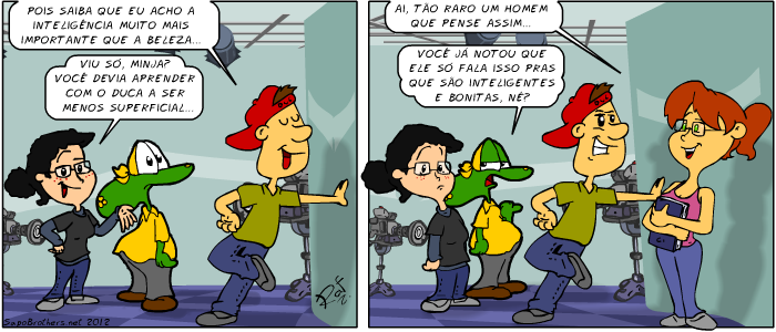 Sapo Brothers, diverso, tiras, humor, japa,  animao, anima, quadrinhos, infantil, minja, jones