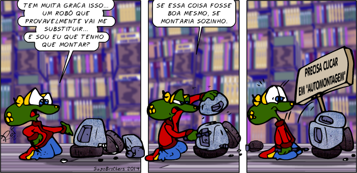 Sapo Brothers, diverso, tiras, humor,  animao, anima, quadrinhos, infantil, minja, jones