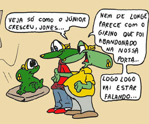 Sapo Brothers, diverso, tiras, humor, games, jogos, animao, anima, quadrinhos, infantil, minja, jones