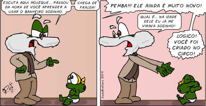 Sapo Brothers, diverso, tiras, humor,  animao, anima, quadrinhos, infantil, minja, jones