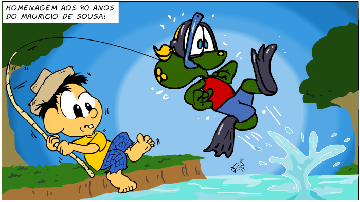 Sapo Brothers, diverso, tiras, humor,  animao, anima, quadrinhos, infantil, minja, jones