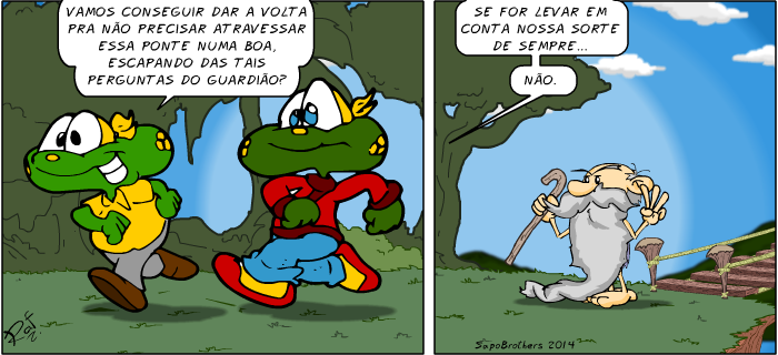 Sapo Brothers, diverso, tiras, humor,  animao, anima, quadrinhos, infantil, minja, jones