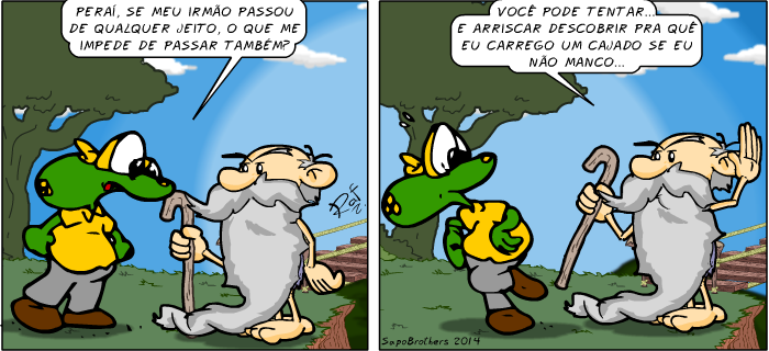 Sapo Brothers, diverso, tiras, humor,  animao, anima, quadrinhos, infantil, minja, jones