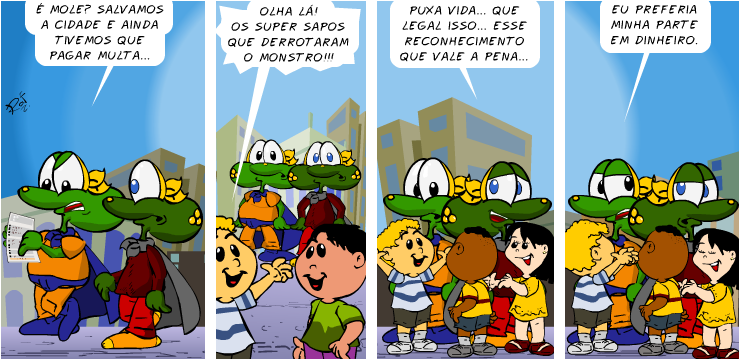 Sapo Brothers, diverso, tiras, humor,  animao, anima, quadrinhos, infantil, minja, jones