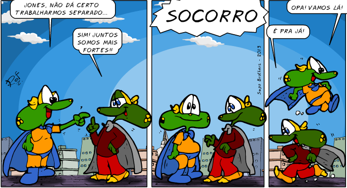  , Sapo Brothers, diverso, tiras, humor,  animao, anima, quadrinhos, infantil, minja, jones