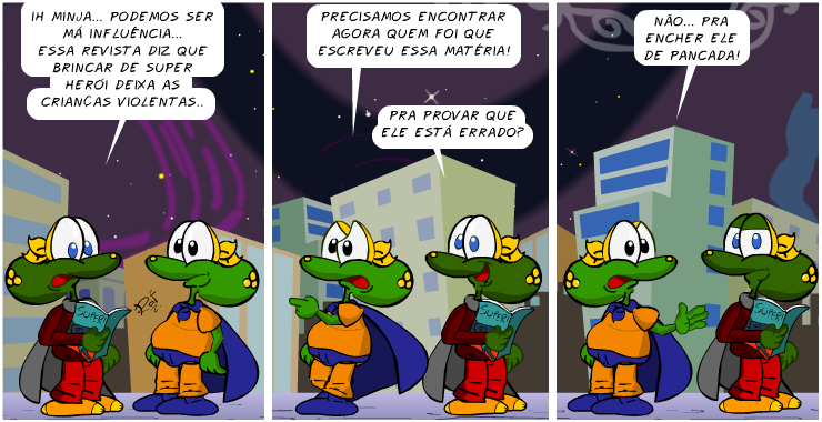 super interessante, super heris, piada, tiras, humor, HQ, quadrinhos, infantil