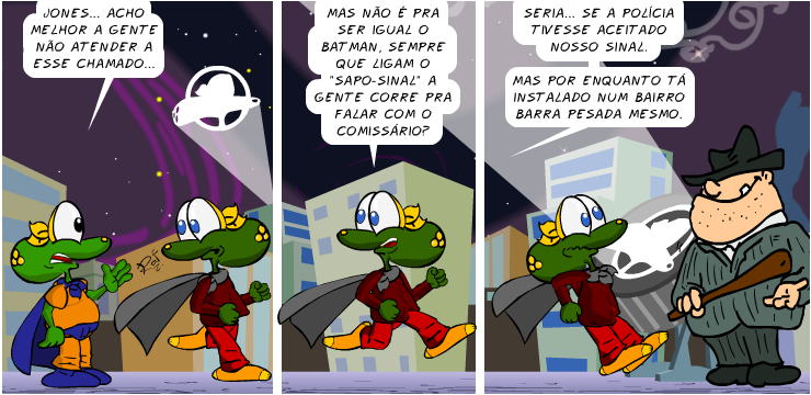 Sapo Brothers, tiras, humor, HQ, quadrinhos, infantil