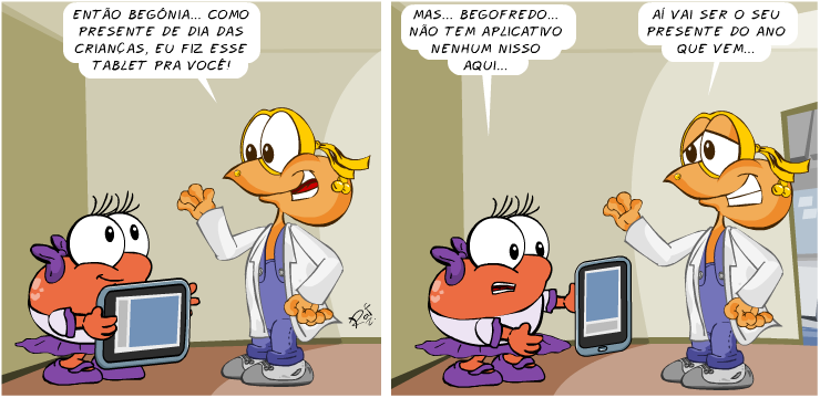 Sapo Brothers, tiras, humor, HQ, quadrinhos, infantil