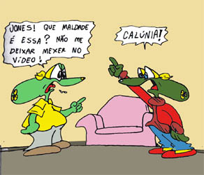 Sapo Brothers, diverso, tiras, humor, games, jogos, animao, anima, quadrinhos, infantil, minja, jones